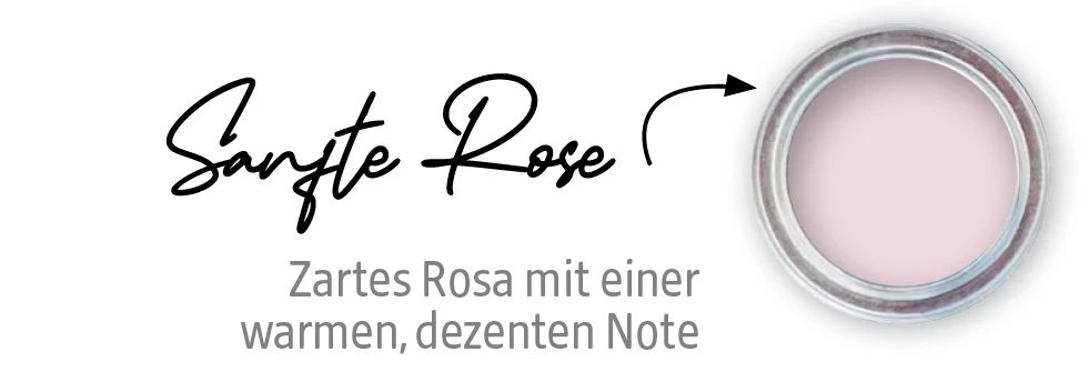 Farbtopf mit Farbton Sanfte Rose aus der Farbfamilie Rot