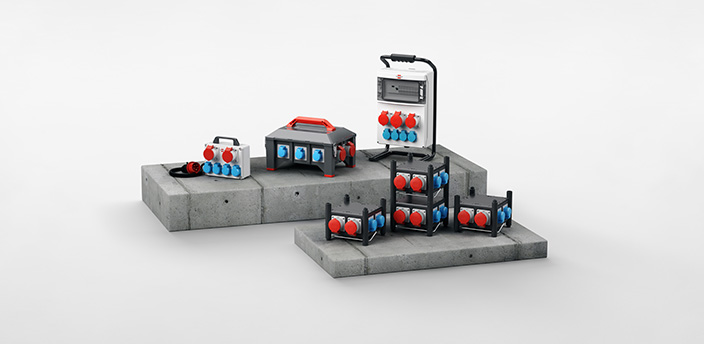 Abbildung von Stromverteilern von Brennenstuhl