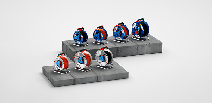 Abbildung von Kabeltrommeln von Brennenstuhl