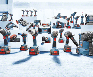 Darstellung von vielen Bosch Werkzeugen