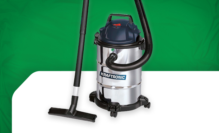 Abbildung von einem Staubsauger von Kraftronic