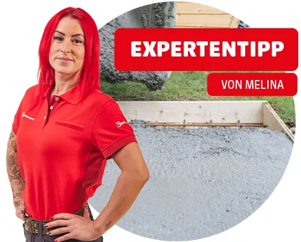 Marktexpertin Boden mit Beton