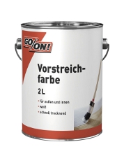 Eine Dose GO/ON! Vorstreichfarbe in Weiß